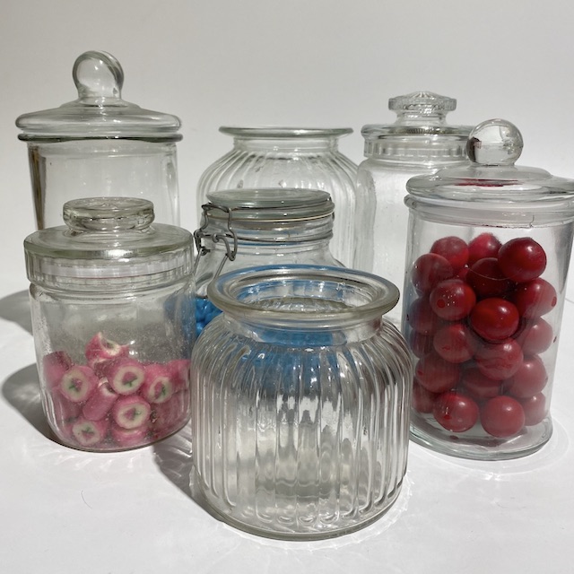 LOLLY JAR, Small Assorted Glass